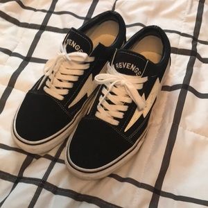 Revenge x Storm Black Reflective Size 8